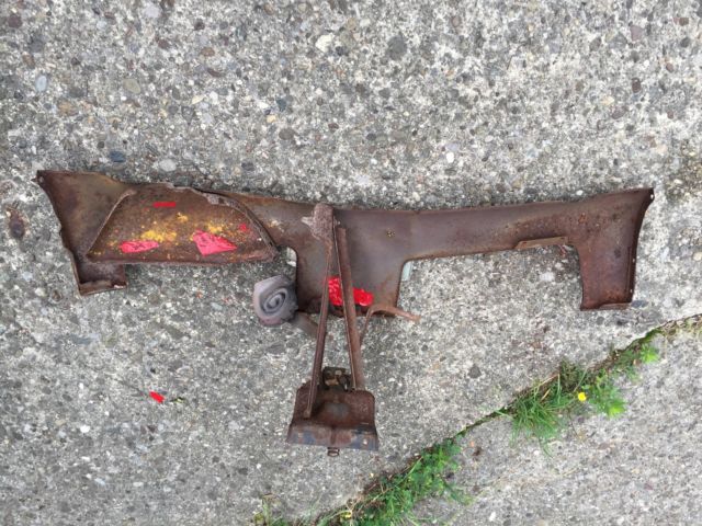 1967 Rust Pontiac Firebird coupe