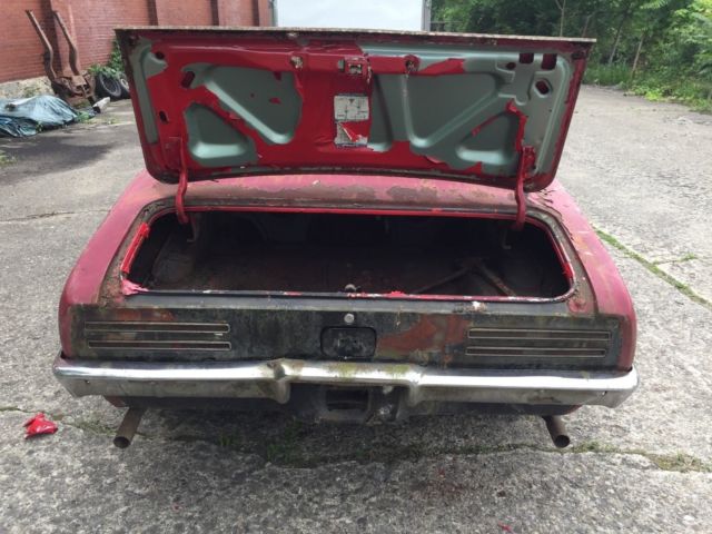 1967 Rust Pontiac Firebird coupe