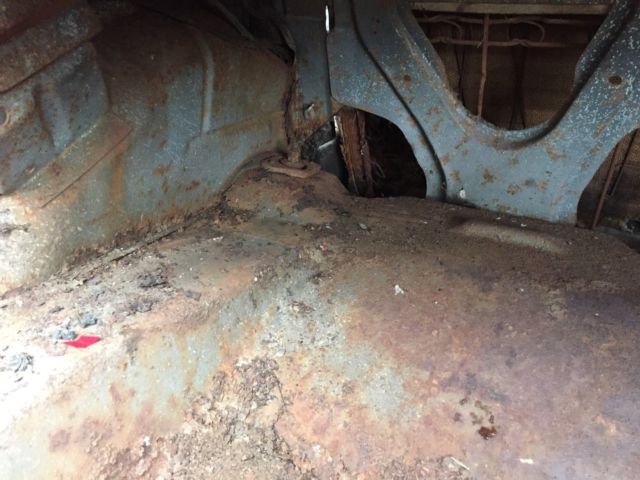 1967 Rust Pontiac Firebird coupe