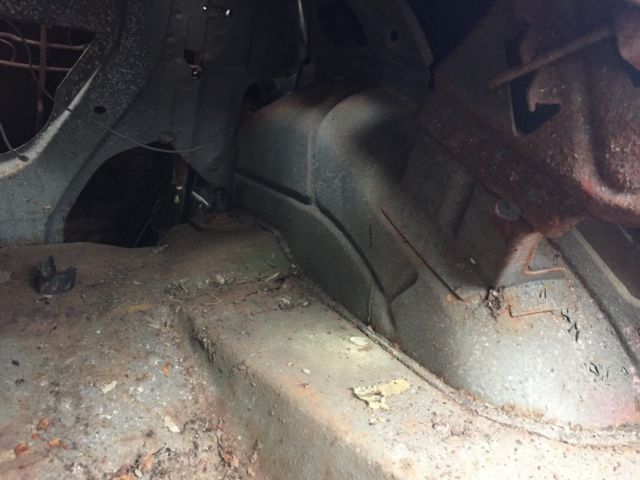 1967 Rust Pontiac Firebird coupe