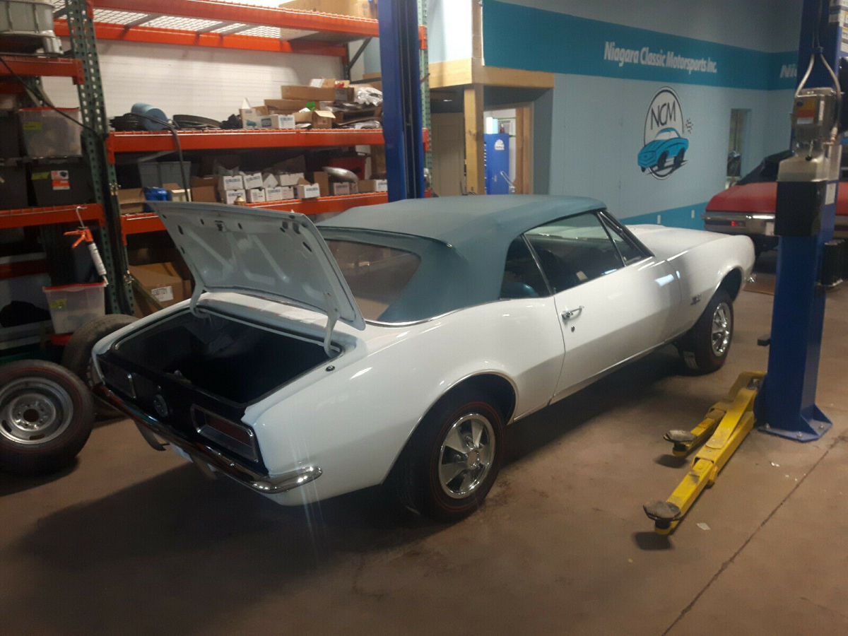 1967 Ermine White Chevrolet Camaro Convertible