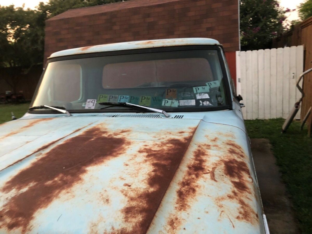1967 Powder Blue Ford F-100 Standard Cab Pickup