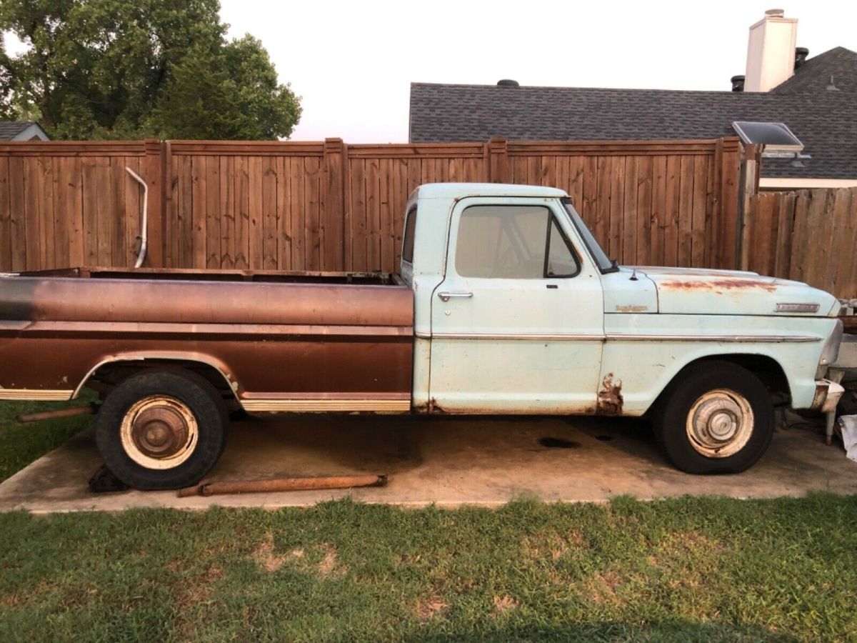 1967 Powder Blue Ford F-100 Standard Cab Pickup