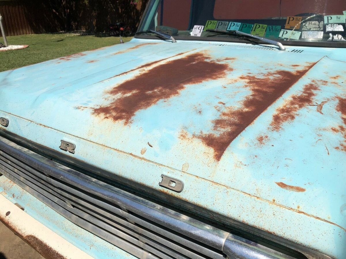 1967 Powder Blue Ford F-100 Standard Cab Pickup