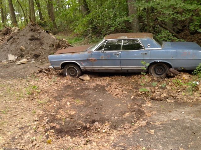 1967 Blue Ford Galaxie Sedan