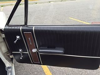 1967 White Ford Galaxie Convertible