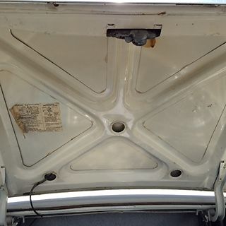 1967 White Ford Galaxie Convertible