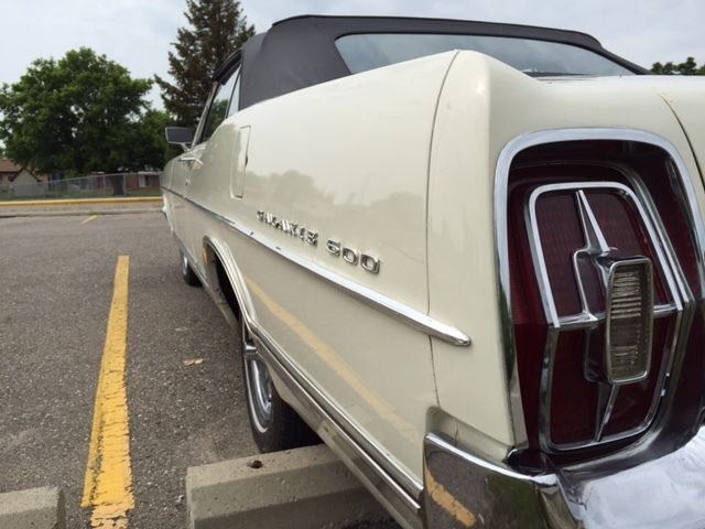 1967 White Ford Galaxie Convertible