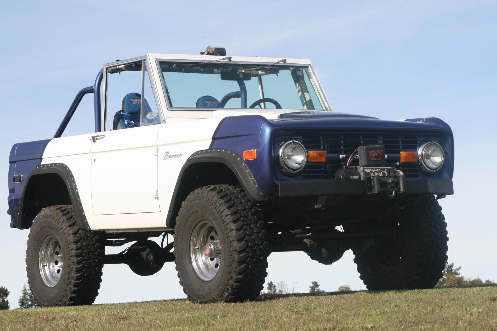 1967 Blue/White Ford Bronco