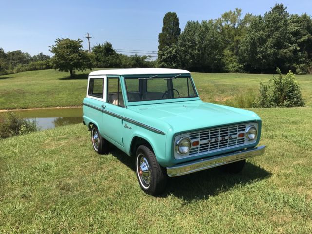 1967 Green Ford bronco Convertible