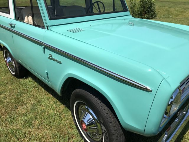 1967 Green Ford bronco Convertible
