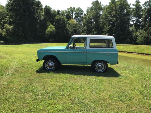 1967 Green Ford bronco Convertible