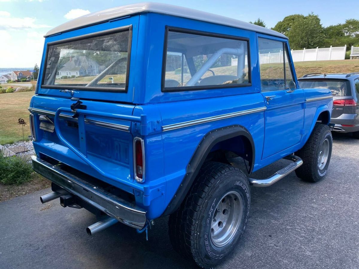 1967 Blue Ford Bronco Wagon