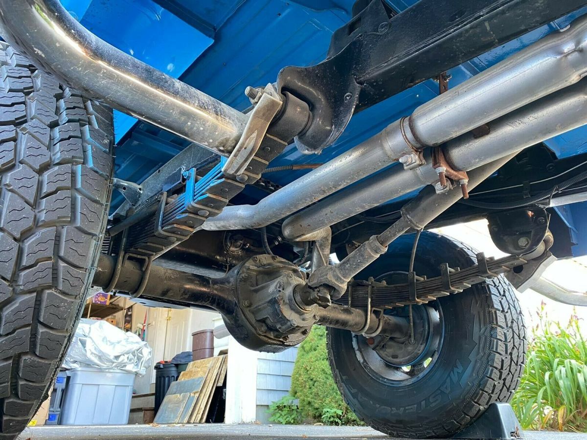 1967 Blue Ford Bronco Wagon