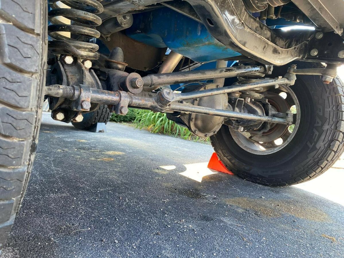 1967 Blue Ford Bronco Wagon