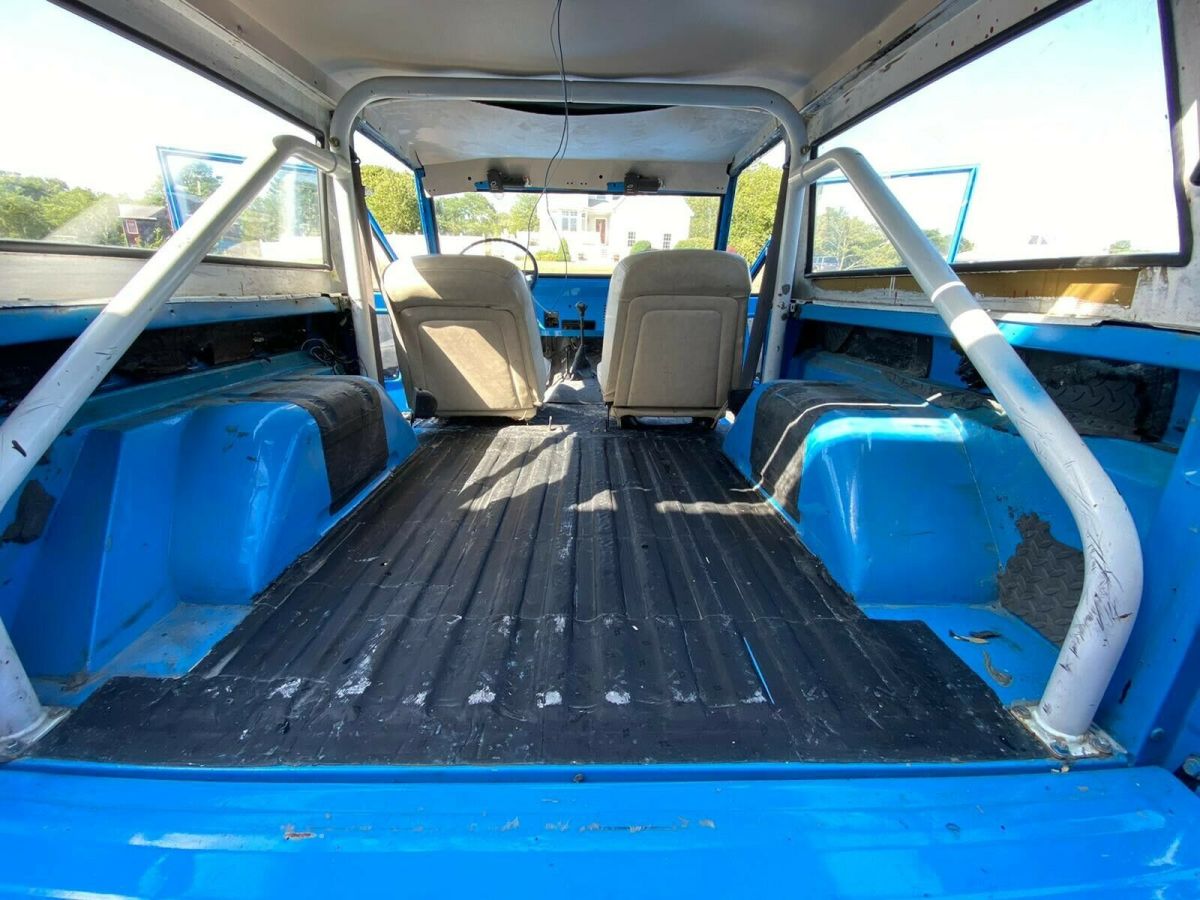 1967 Blue Ford Bronco Wagon