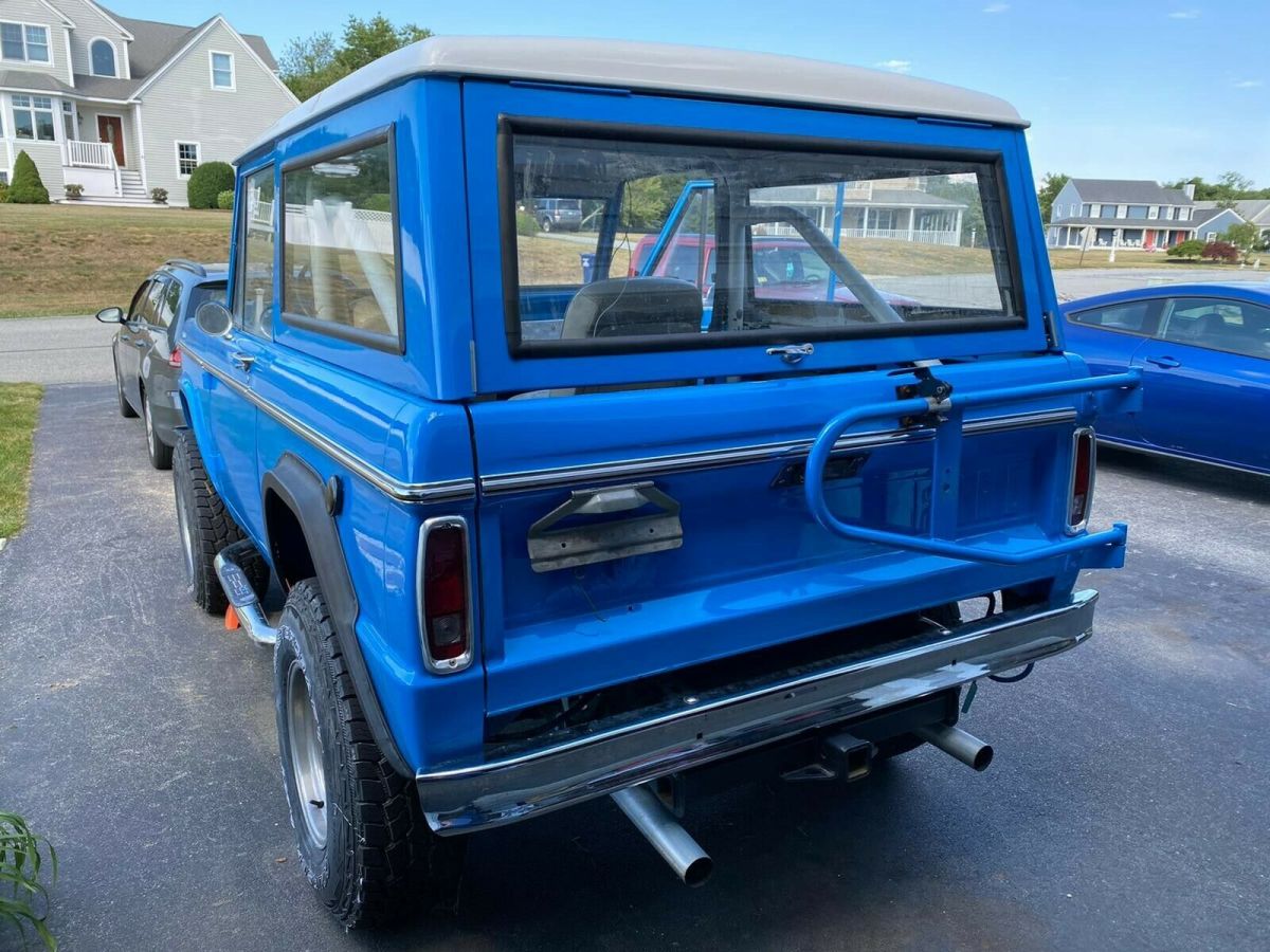 1967 Blue Ford Bronco Wagon