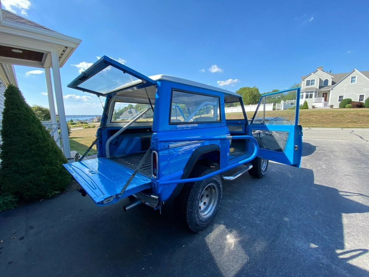 1967 Blue Ford Bronco Wagon