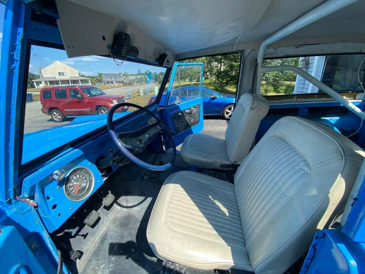 1967 Blue Ford Bronco Wagon