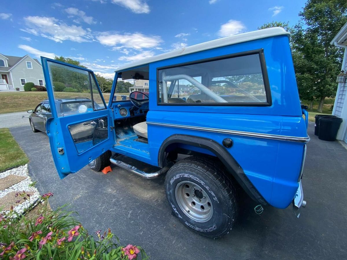 1967 Blue Ford Bronco Wagon