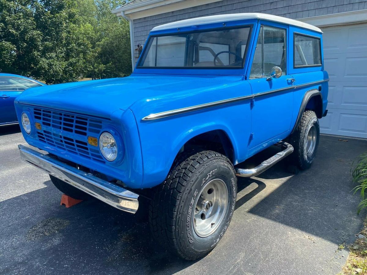 1967 Blue Ford Bronco Wagon