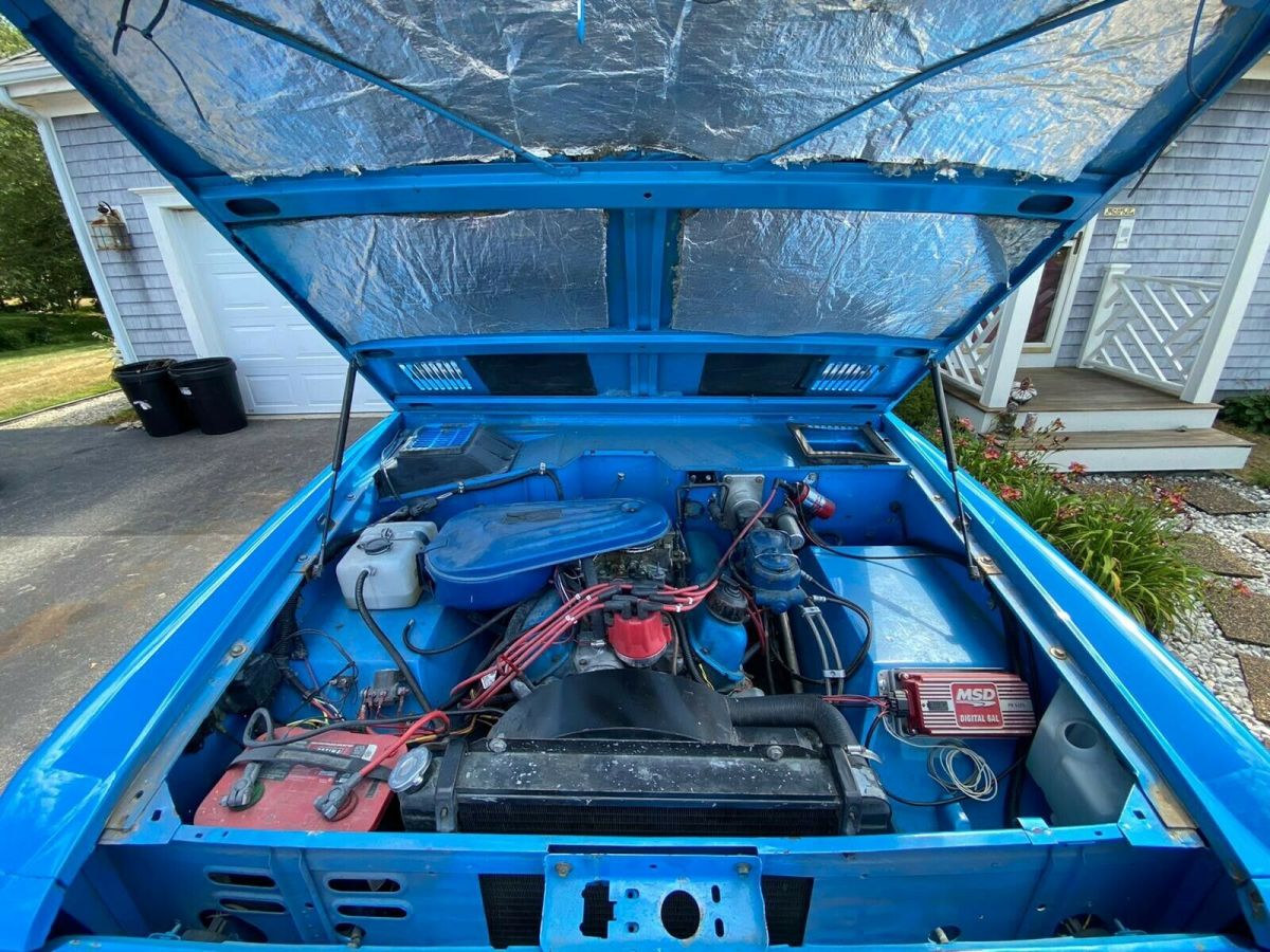 1967 Blue Ford Bronco Wagon
