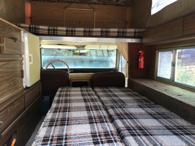 1967 Tan Ford Bronco 2 door bronco with camper shell