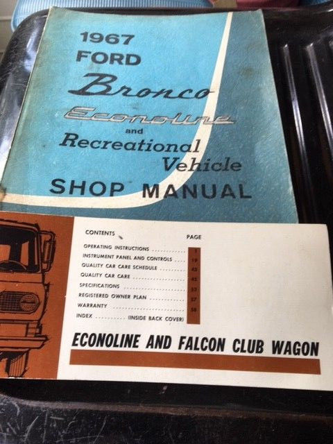 1967 White Ford E-Series Van cargo van