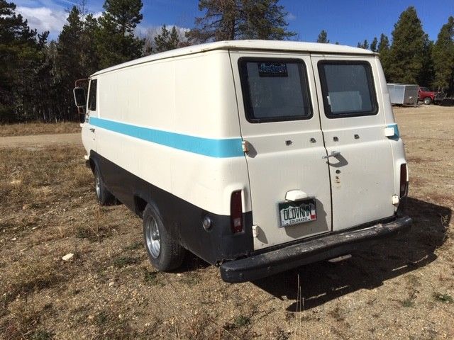 1967 White Ford E-Series Van cargo van