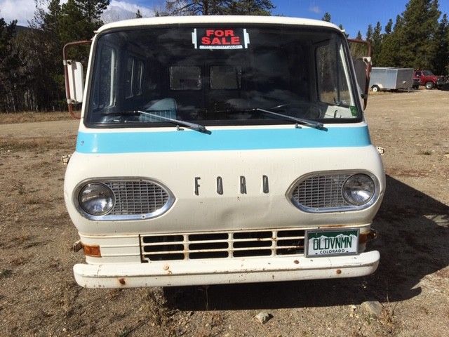 1967 White Ford E-Series Van cargo van