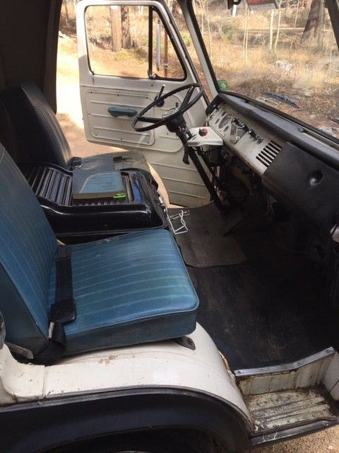 1967 White Ford E-Series Van cargo van