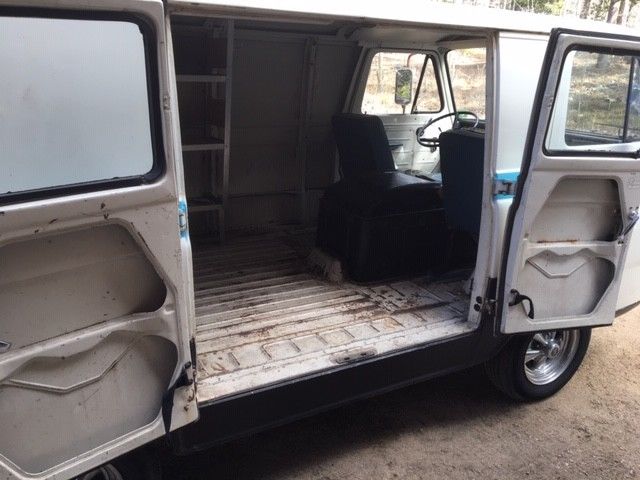 1967 White Ford E-Series Van cargo van