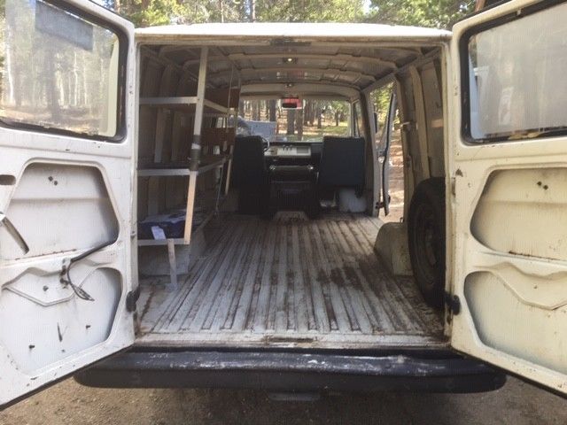 1967 White Ford E-Series Van cargo van
