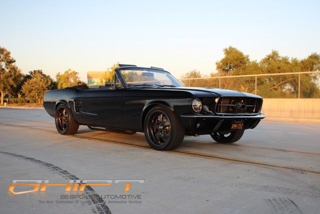 1967 Black Ford Mustang Convertible