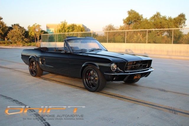 1967 Black Ford Mustang Convertible