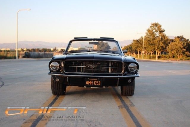 1967 Black Ford Mustang Convertible