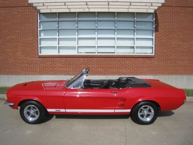 1967 Candyapple Red Ford Mustang Convertible