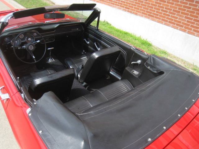 1967 Candyapple Red Ford Mustang Convertible