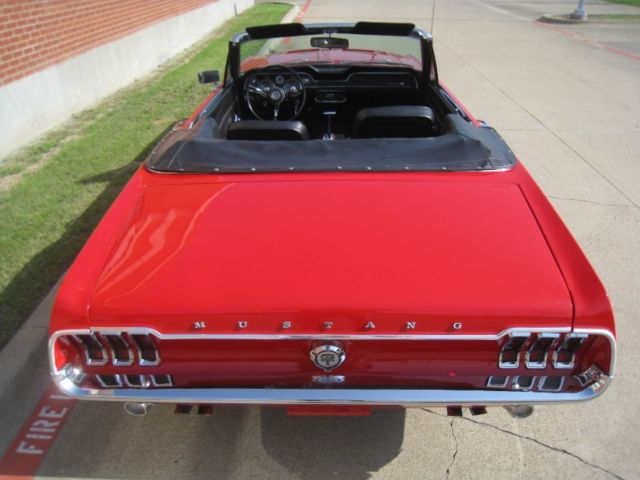 1967 Candyapple Red Ford Mustang Convertible