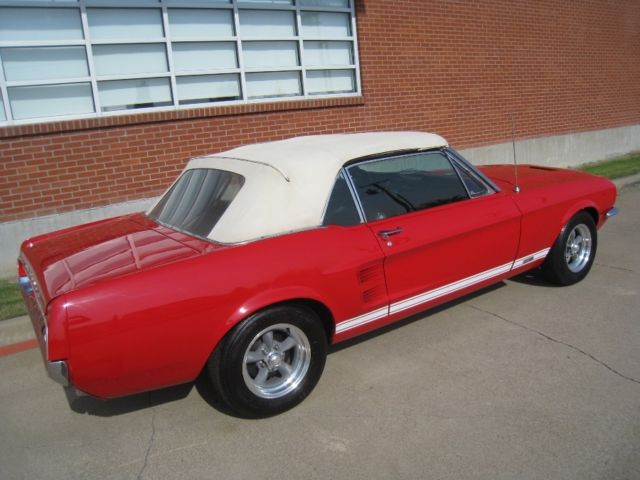 1967 Candyapple Red Ford Mustang Convertible