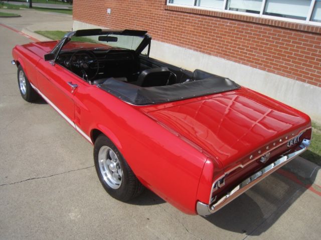 1967 Candyapple Red Ford Mustang Convertible