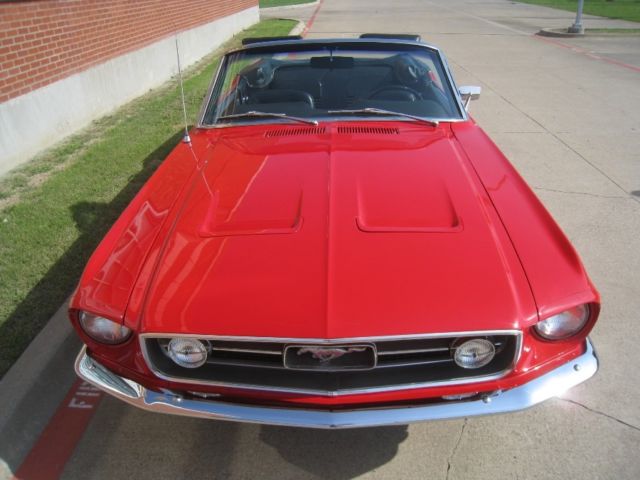 1967 Candyapple Red Ford Mustang Convertible