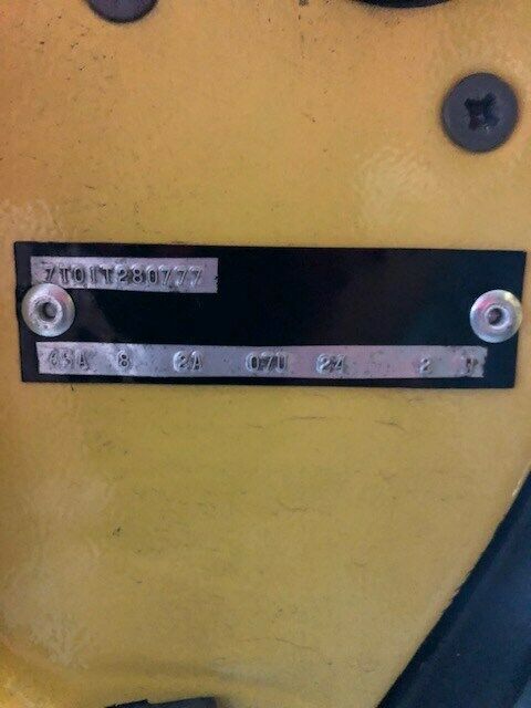 1967 Yellow Ford Mustang Convertible