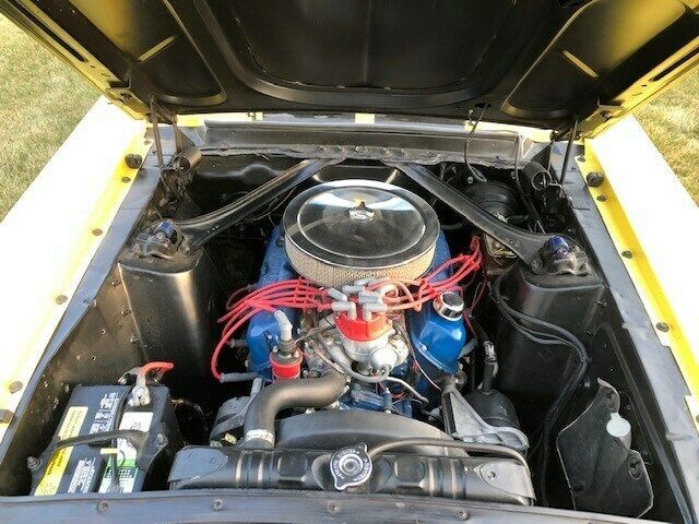 1967 Yellow Ford Mustang Convertible