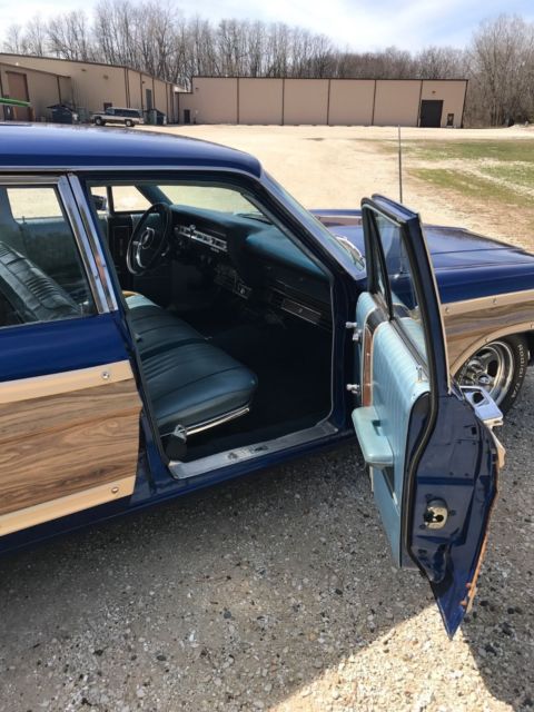 1967 Blue Ford Galaxie Wagon