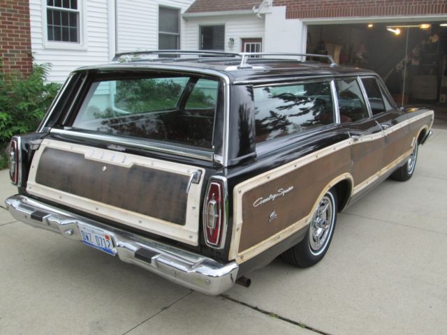 1967 Black Ford Country Squire Wagon