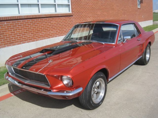 1967 Copper w/ black stripes Ford Mustang Coupe
