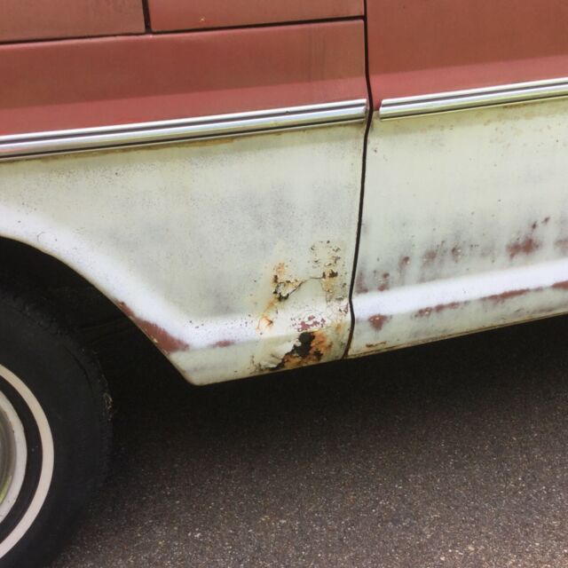 1967 Red Ford F-100 Standard Cab Pickup