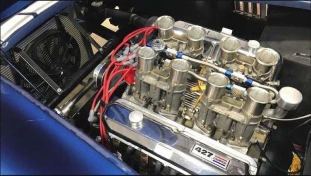 1967 Blue Ford Custom Convertible