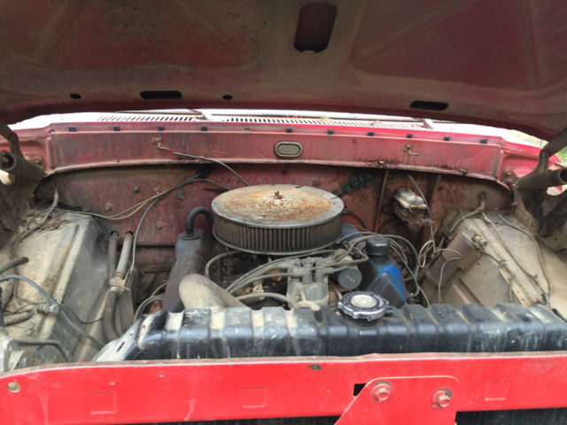 1967 Yellow Ford F-100 flat bed